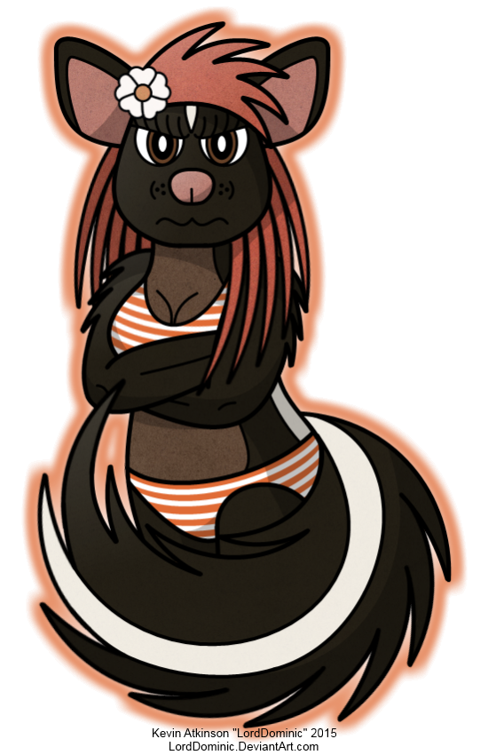 Sassy by lorddominic on. Face clipart skunk