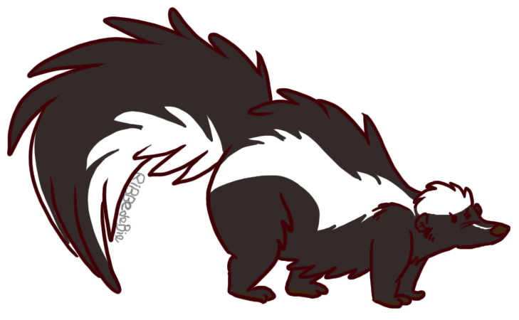 smell clipart skunk