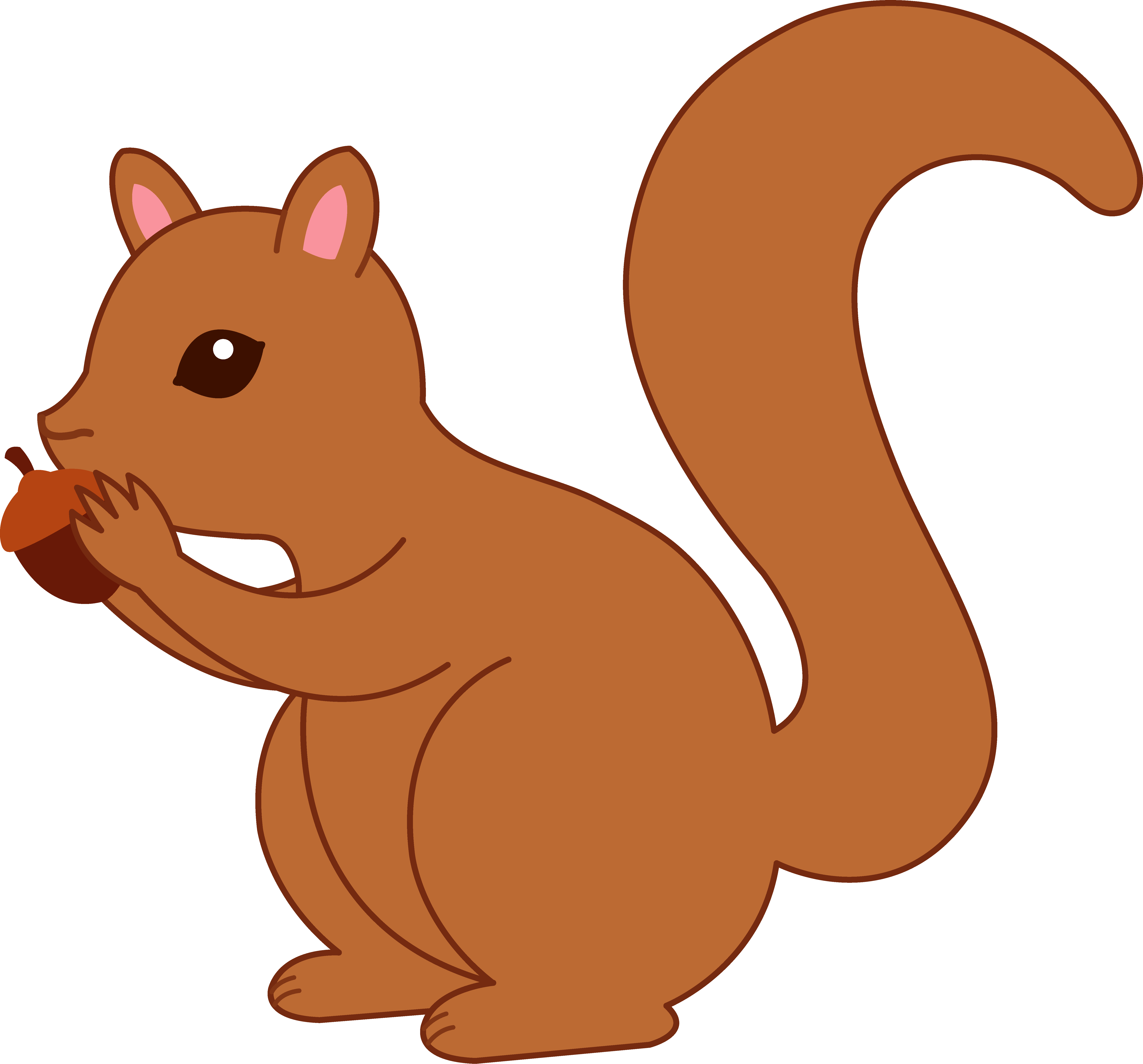  views preschool ideas. Clipart squirrel acorn silhouette