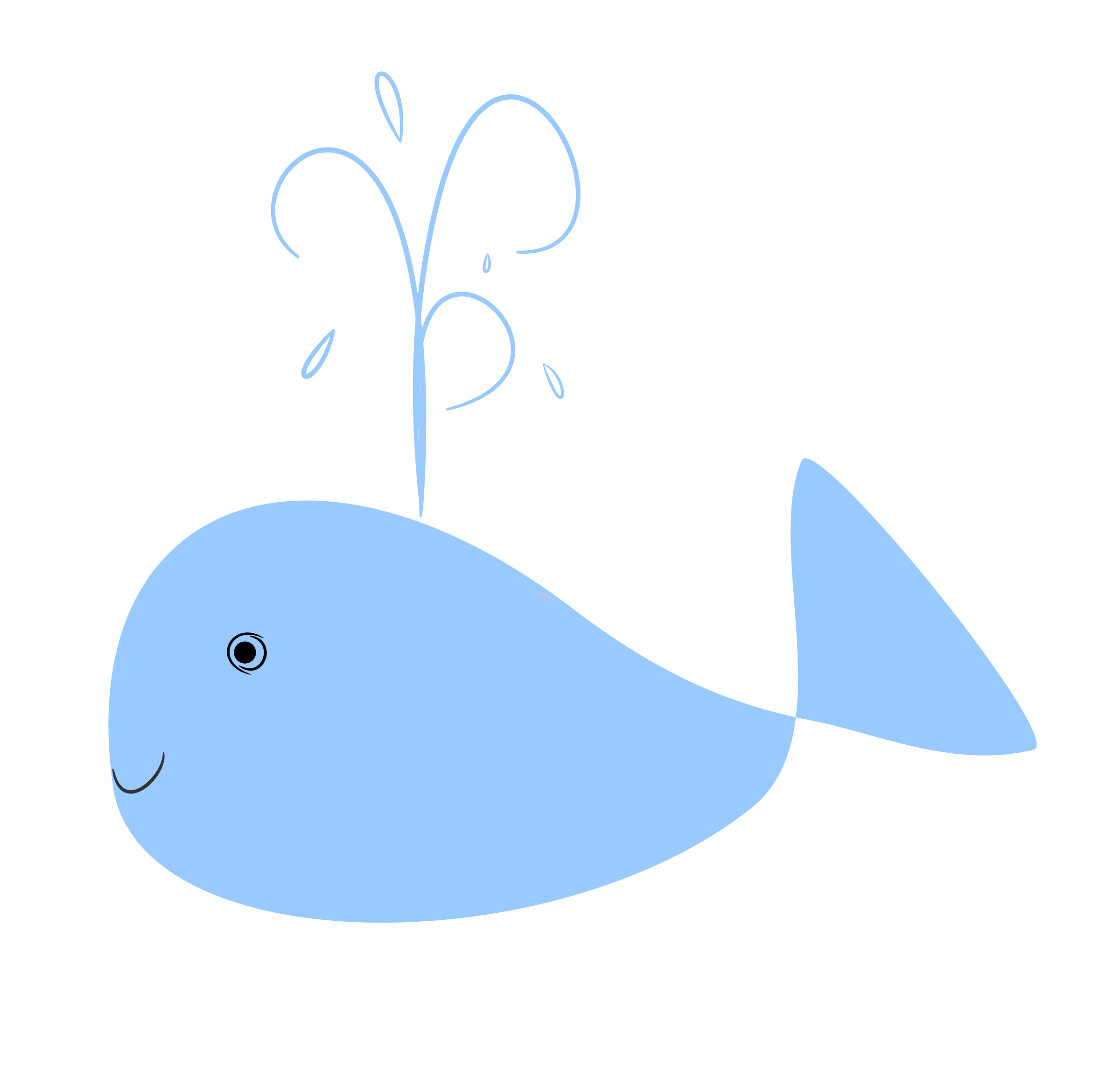 Whale big image png. Handprint clipart blue baby