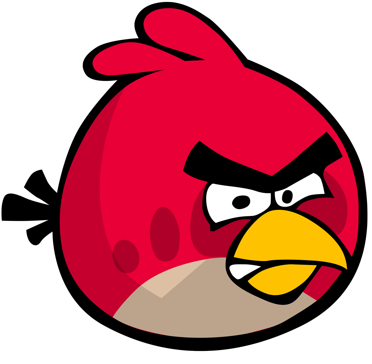 clipart apple angry