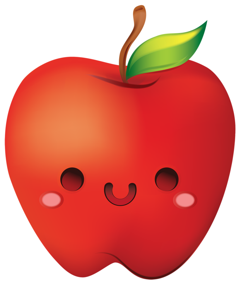 Clipart apple animated. Cartoon by navdbest on