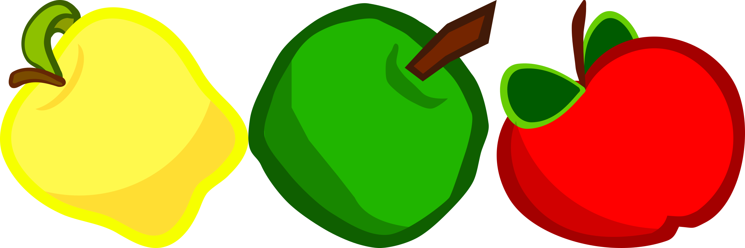 clipart apples banner