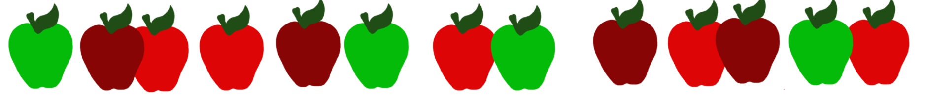 clipart apples banner
