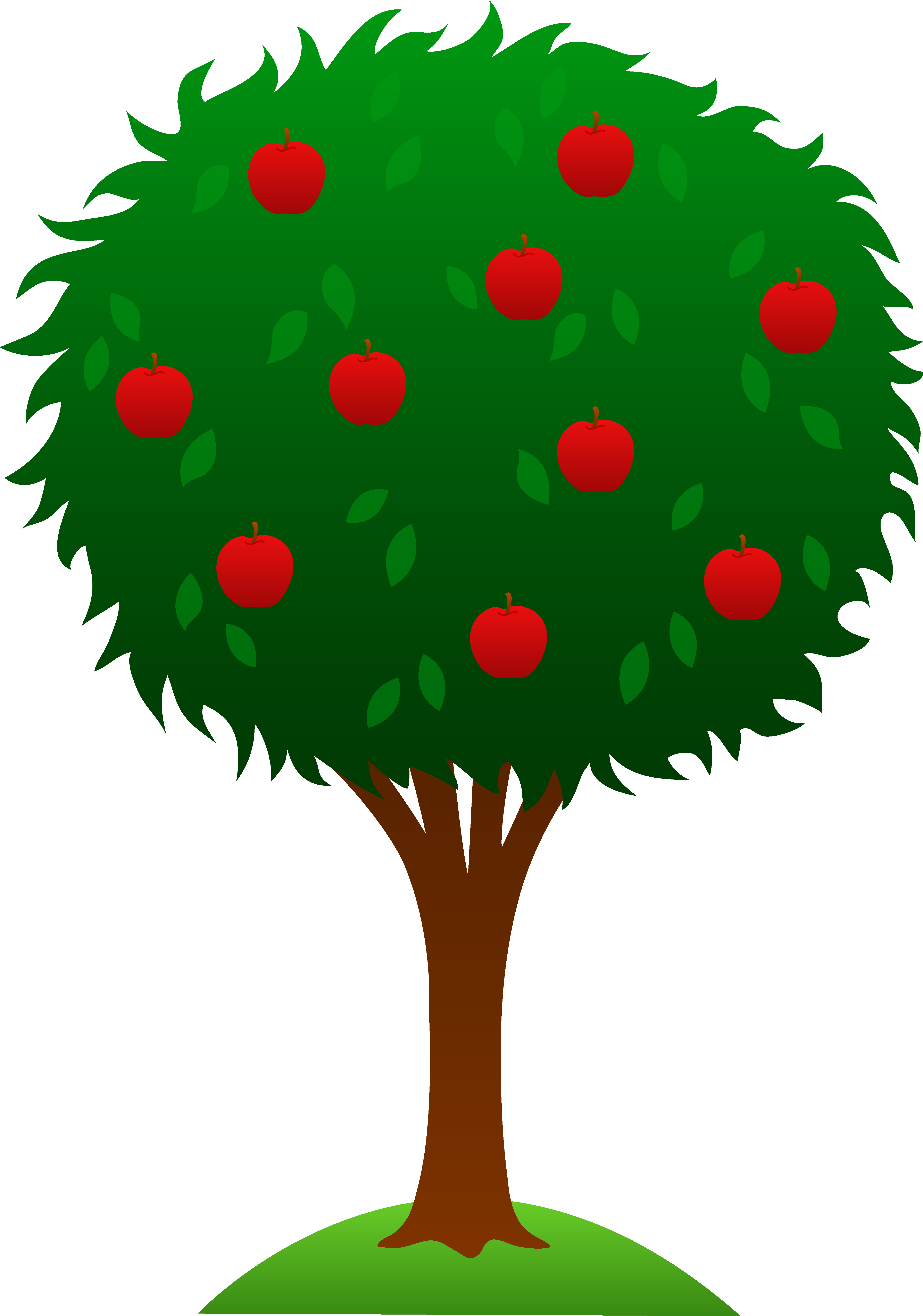 clipart letters tree