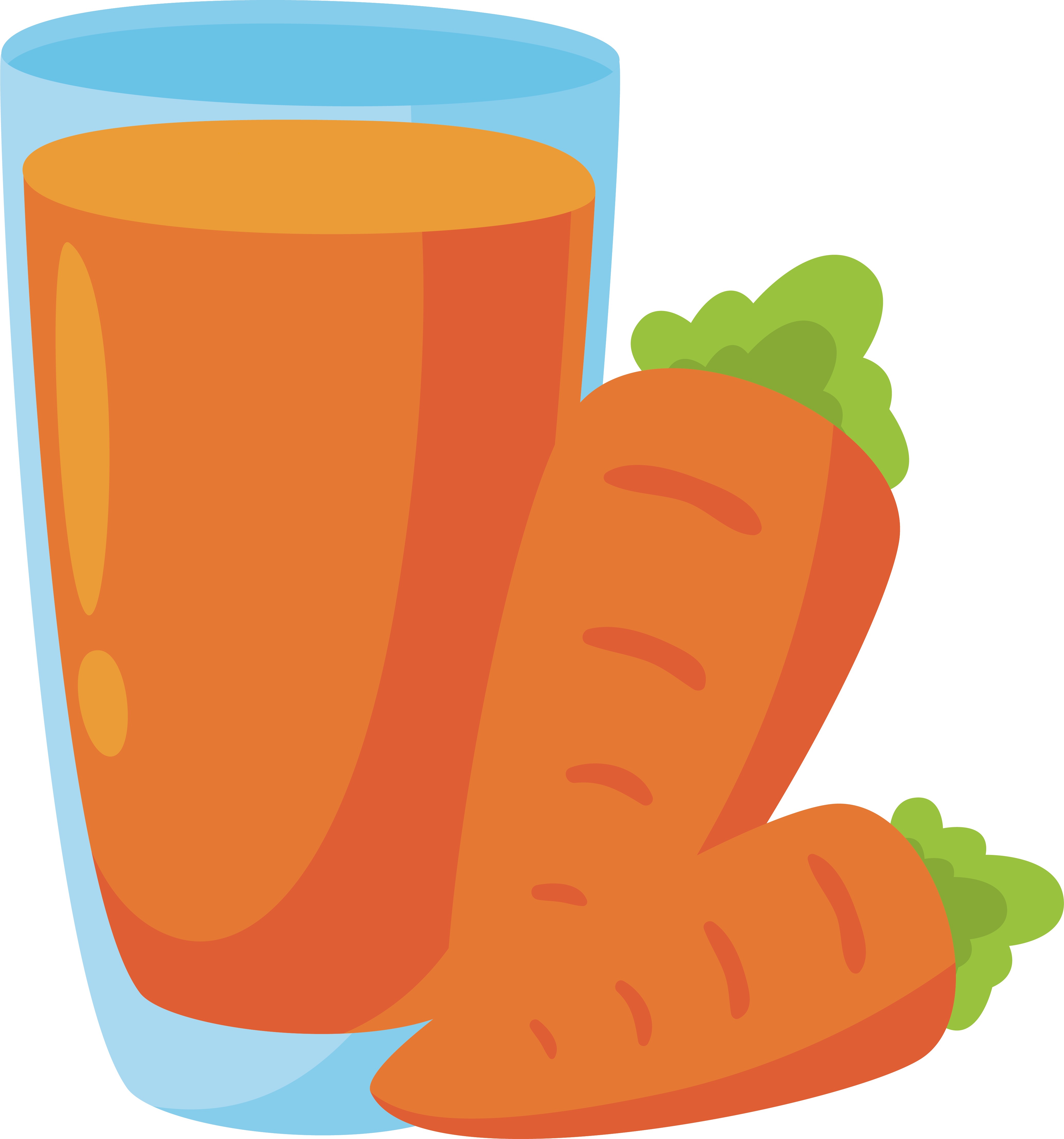 clipart cup carrot
