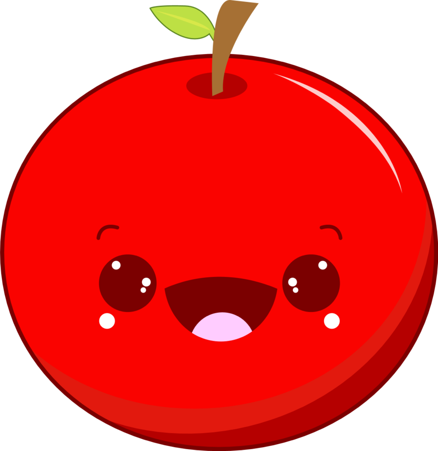 clipart apple character