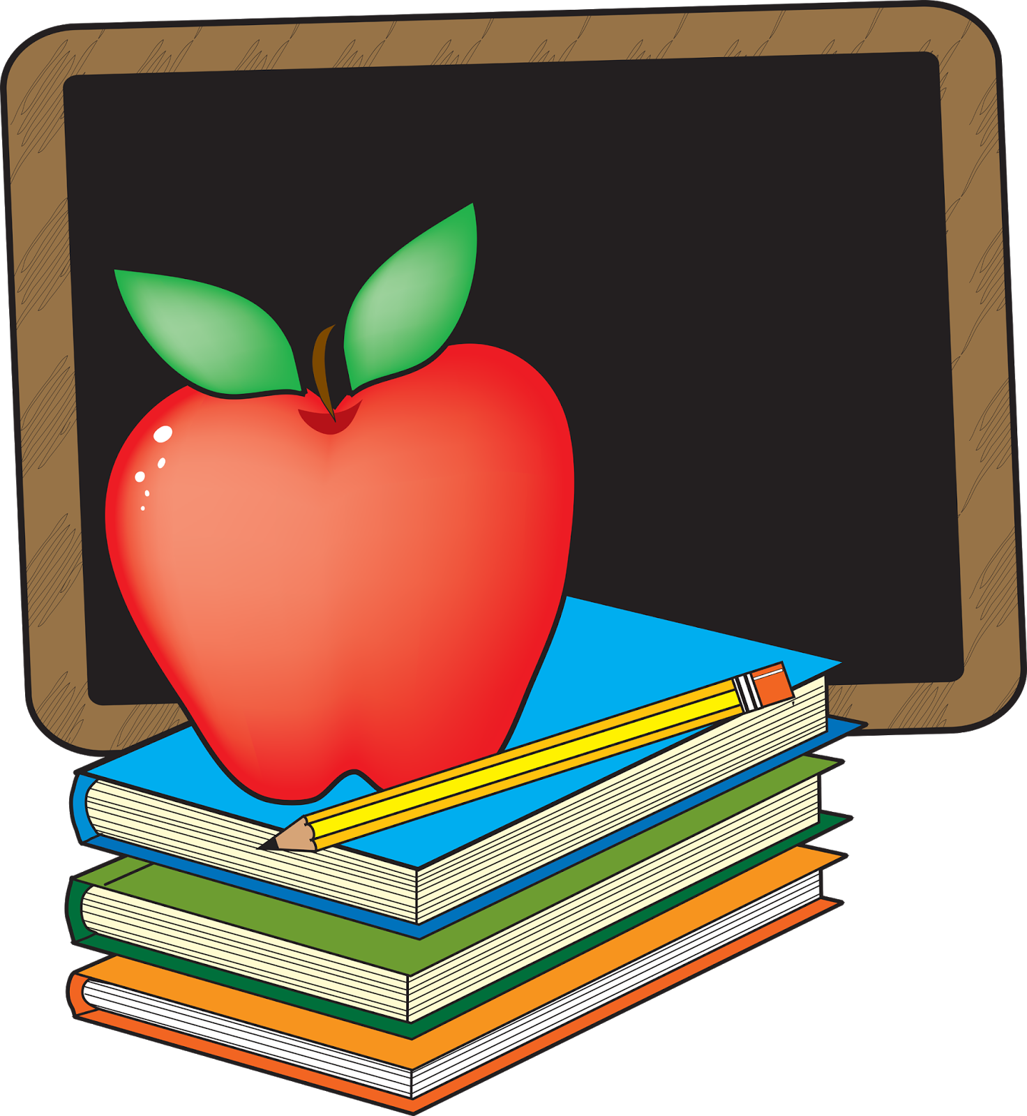 clipart apple classroom