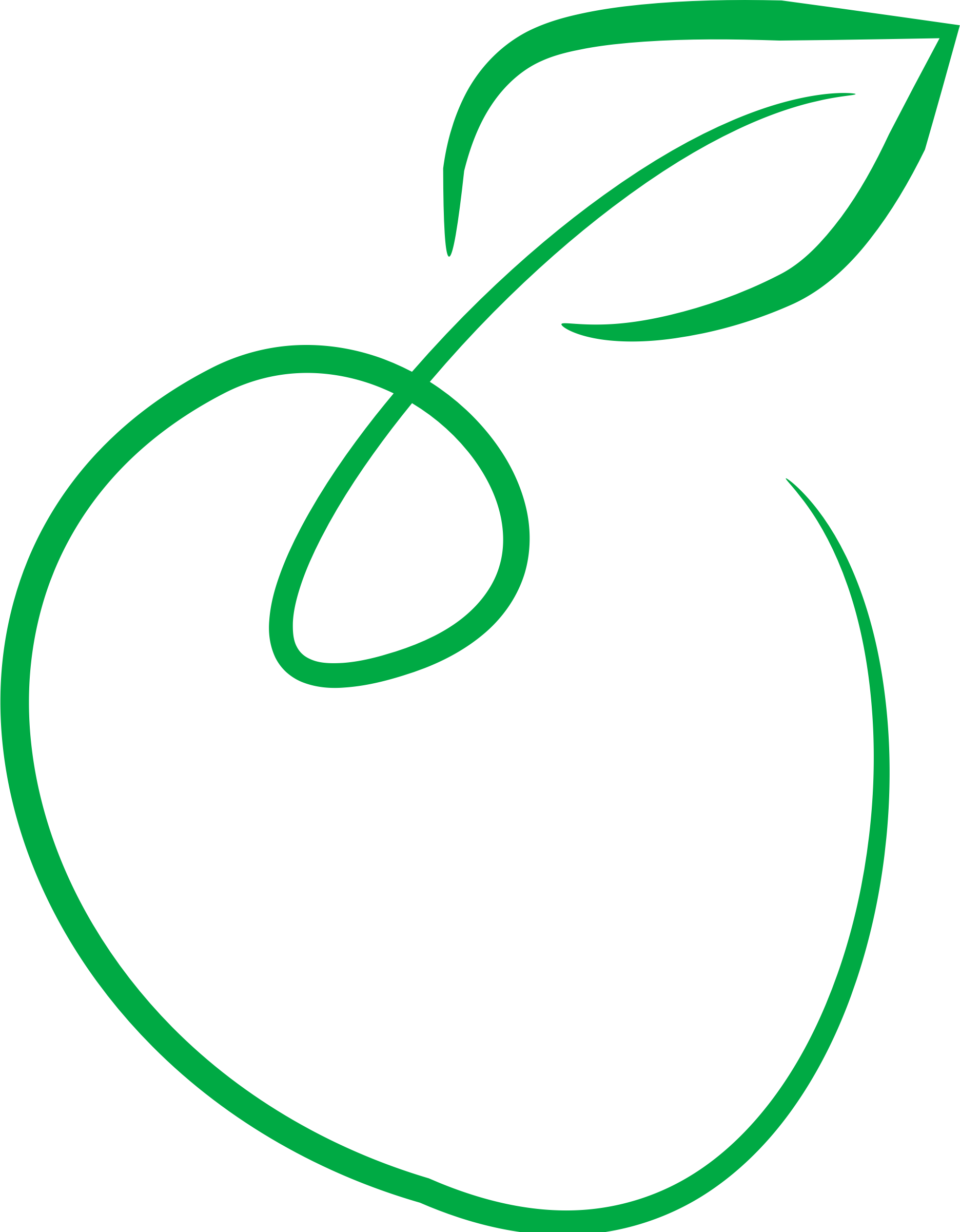 clipart apple drawing