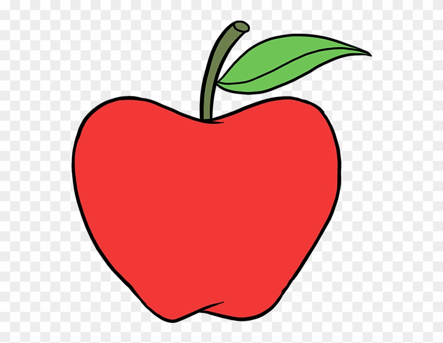 clipart apple drawing