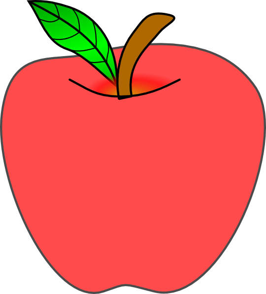 clipart apple name