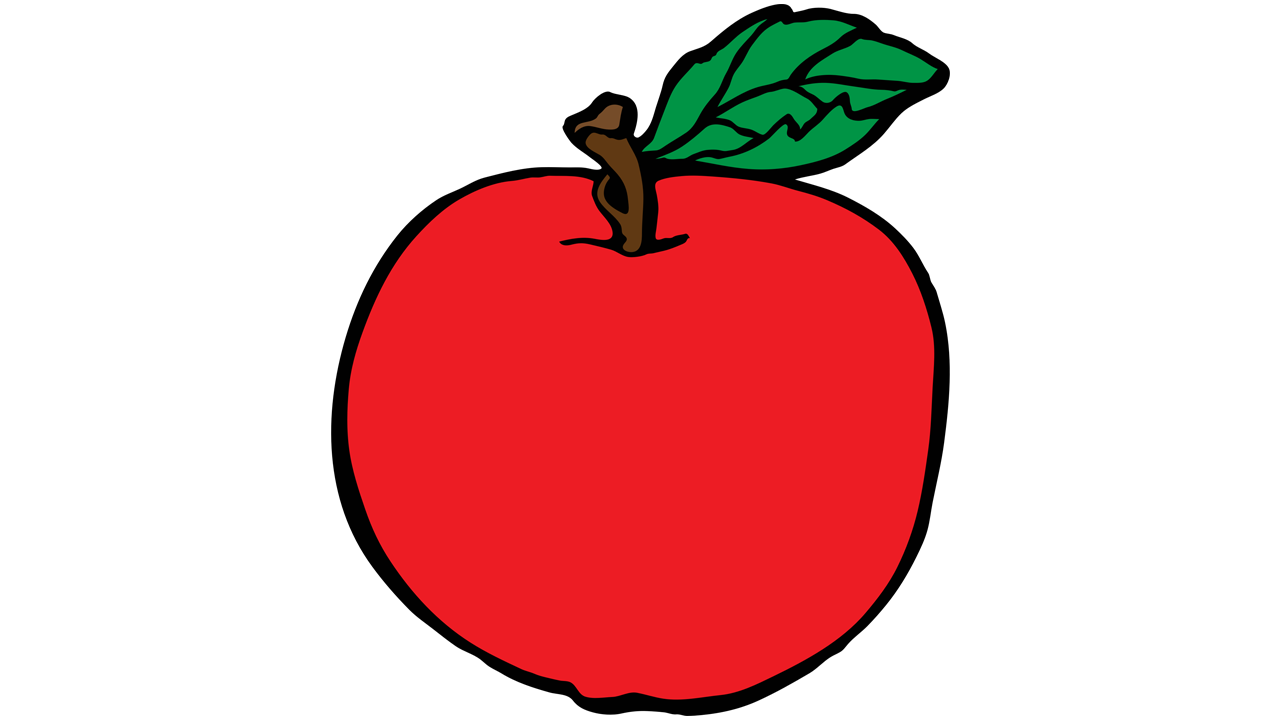 Fruits clipart colored.  apple fruit free