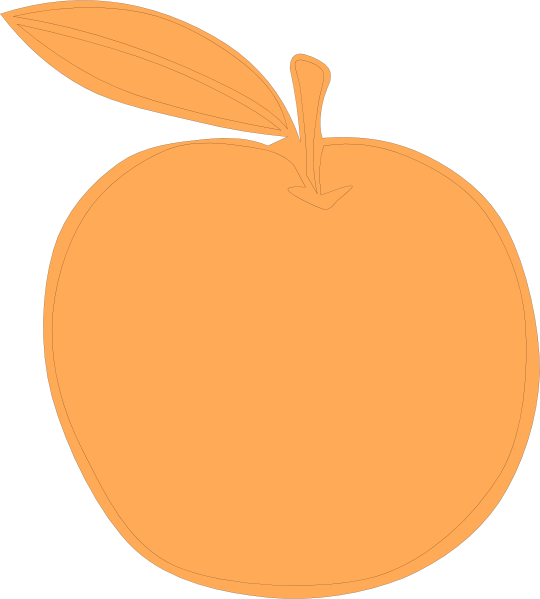 Clipart apple orange. Clip art at clker