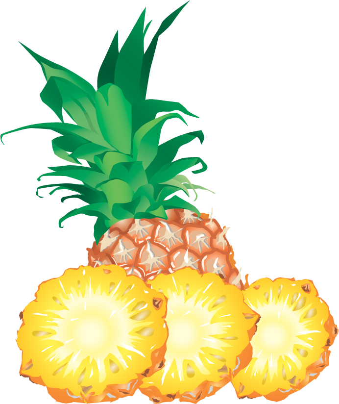 kawaii clipart pineapple
