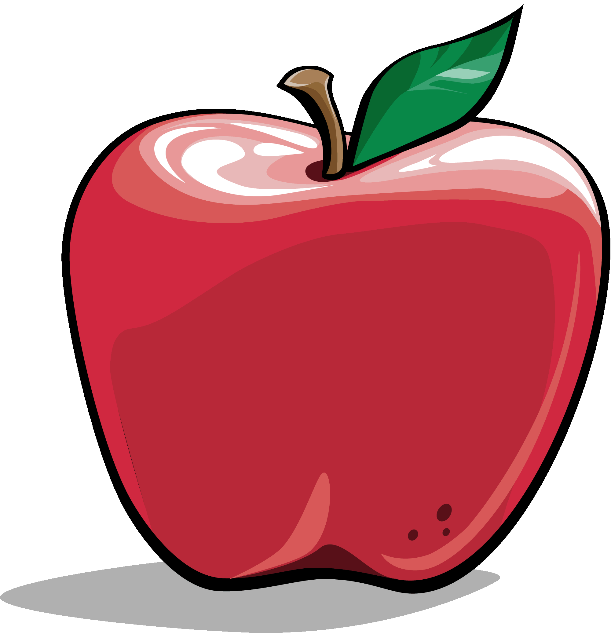 clipart apple preschool