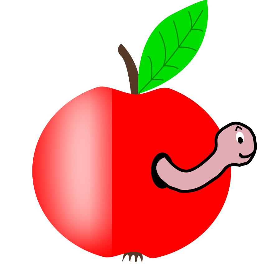 clipart apples round