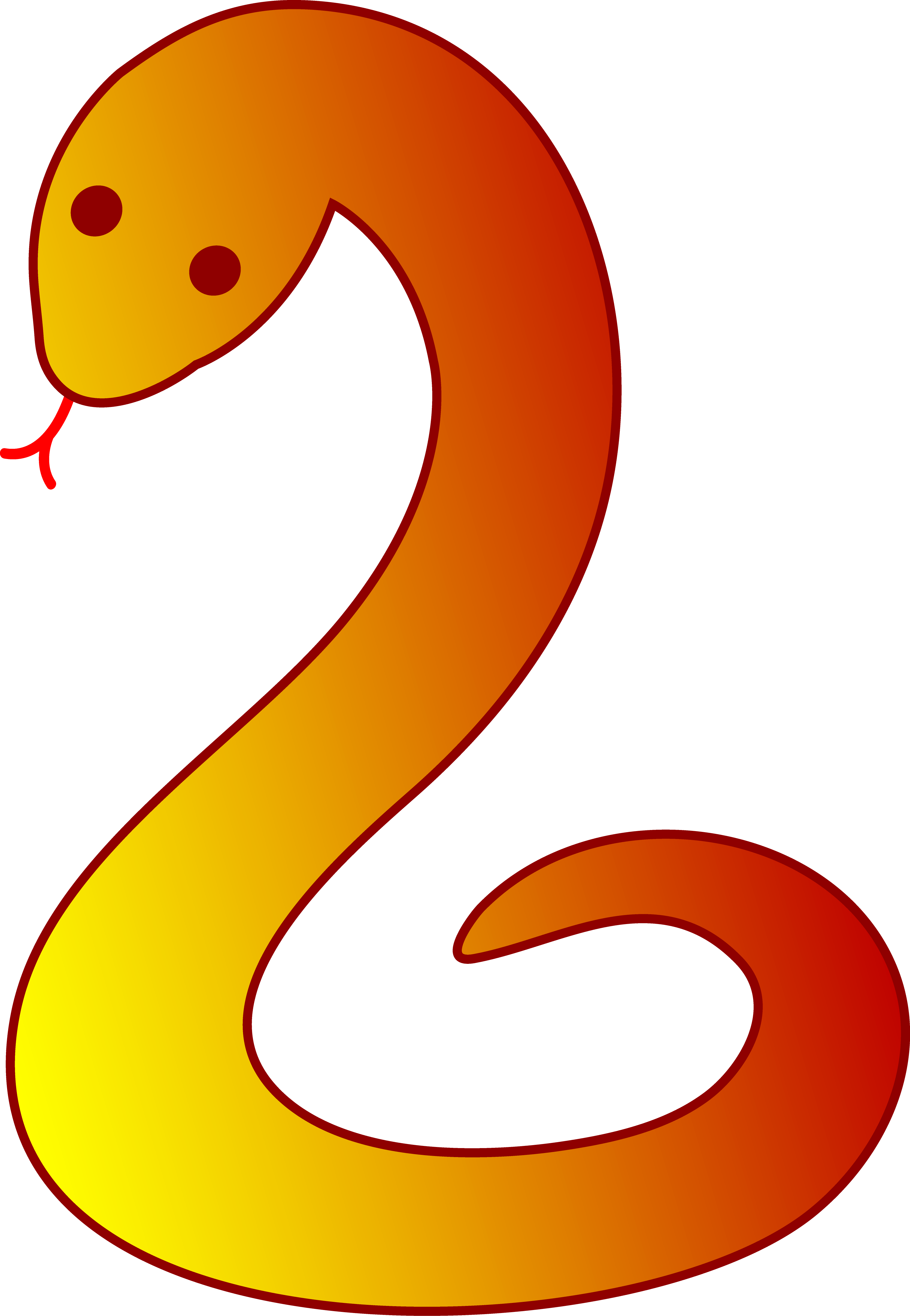 Serpent panda free images. Clipart kids number