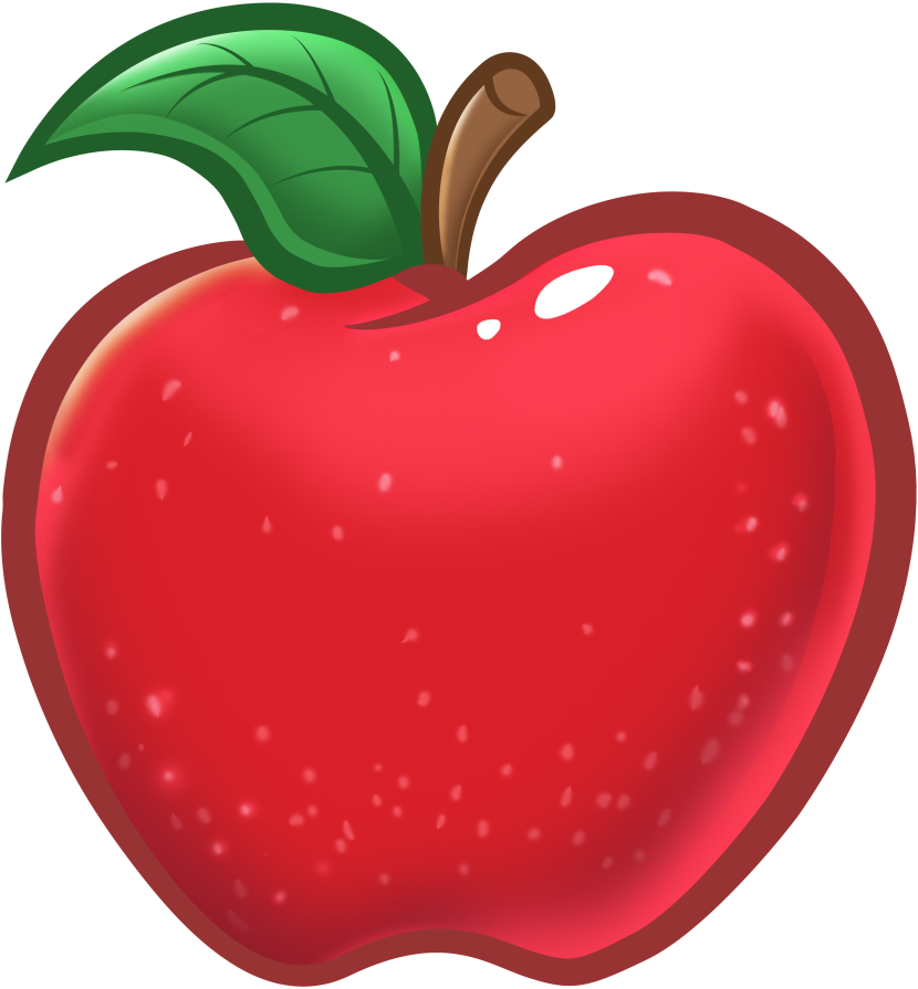 Teacher clip art cartoon. Clipart apple strawberry