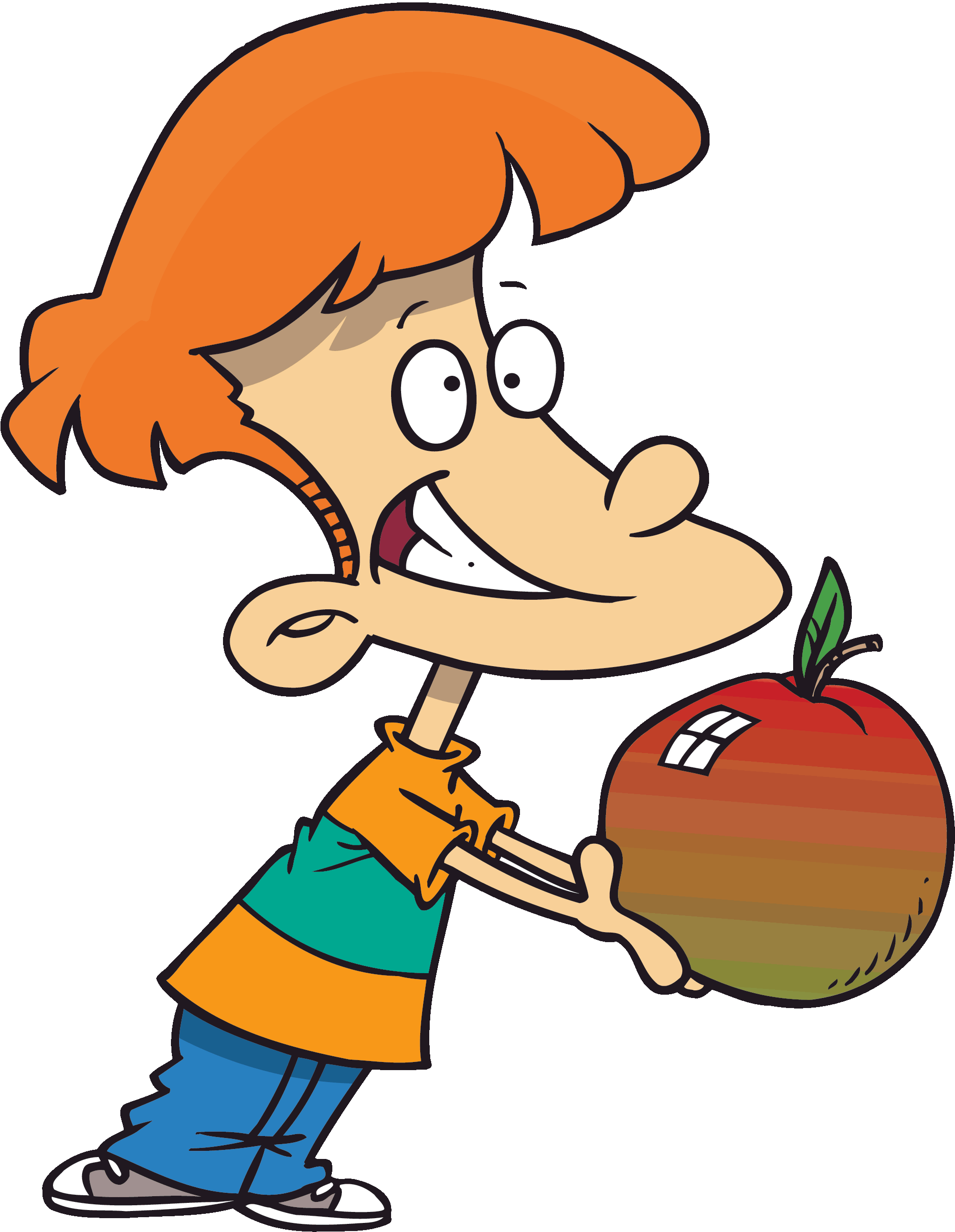 Kid clipart education. Apple picking at getdrawings