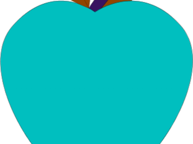 Apple heart png download. Clipart apples teal