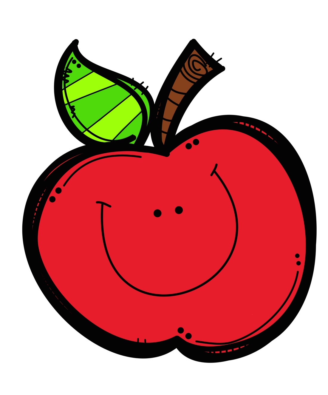 Melonheadz clipart apple. The first grade bloom