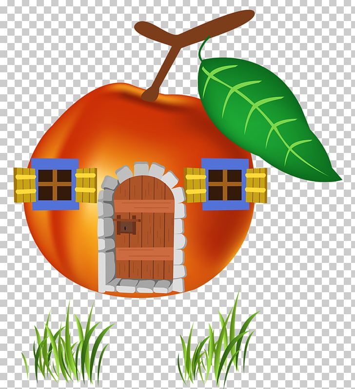 clipart apples house