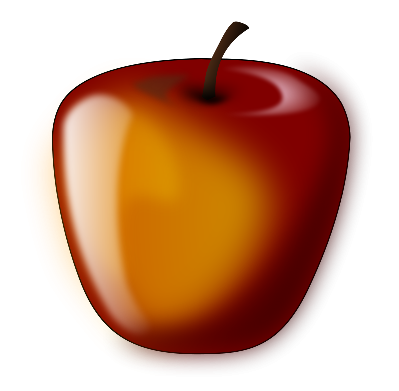 clipart apples vector
