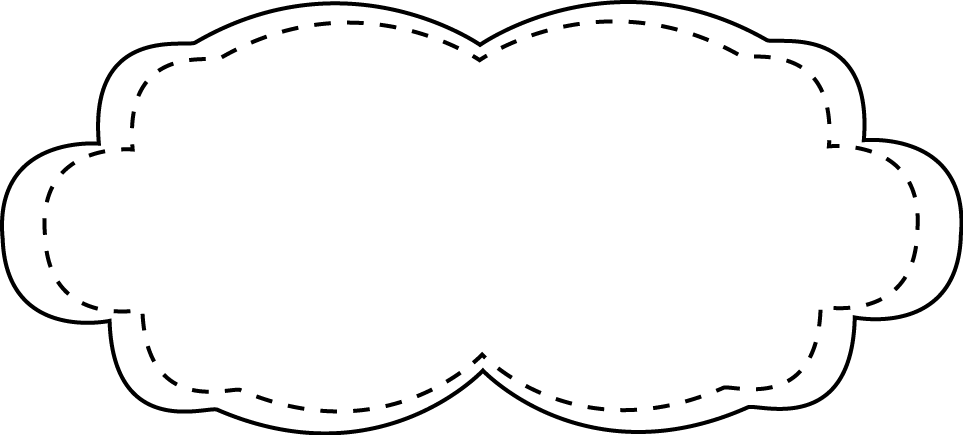 label clipart stitched