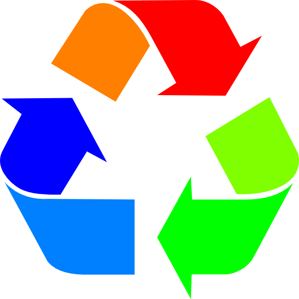 Recycle arrows clip art. Clipart arrow colourful