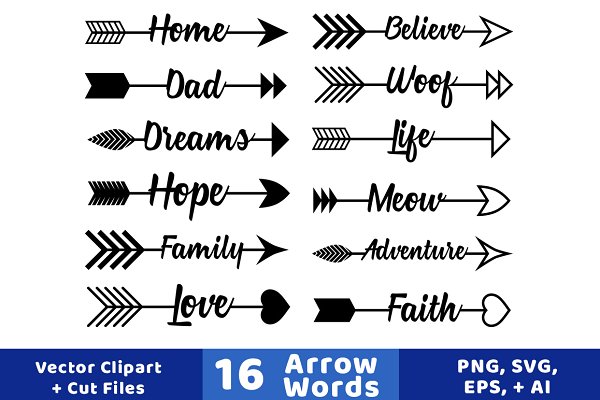 clipart arrow faith