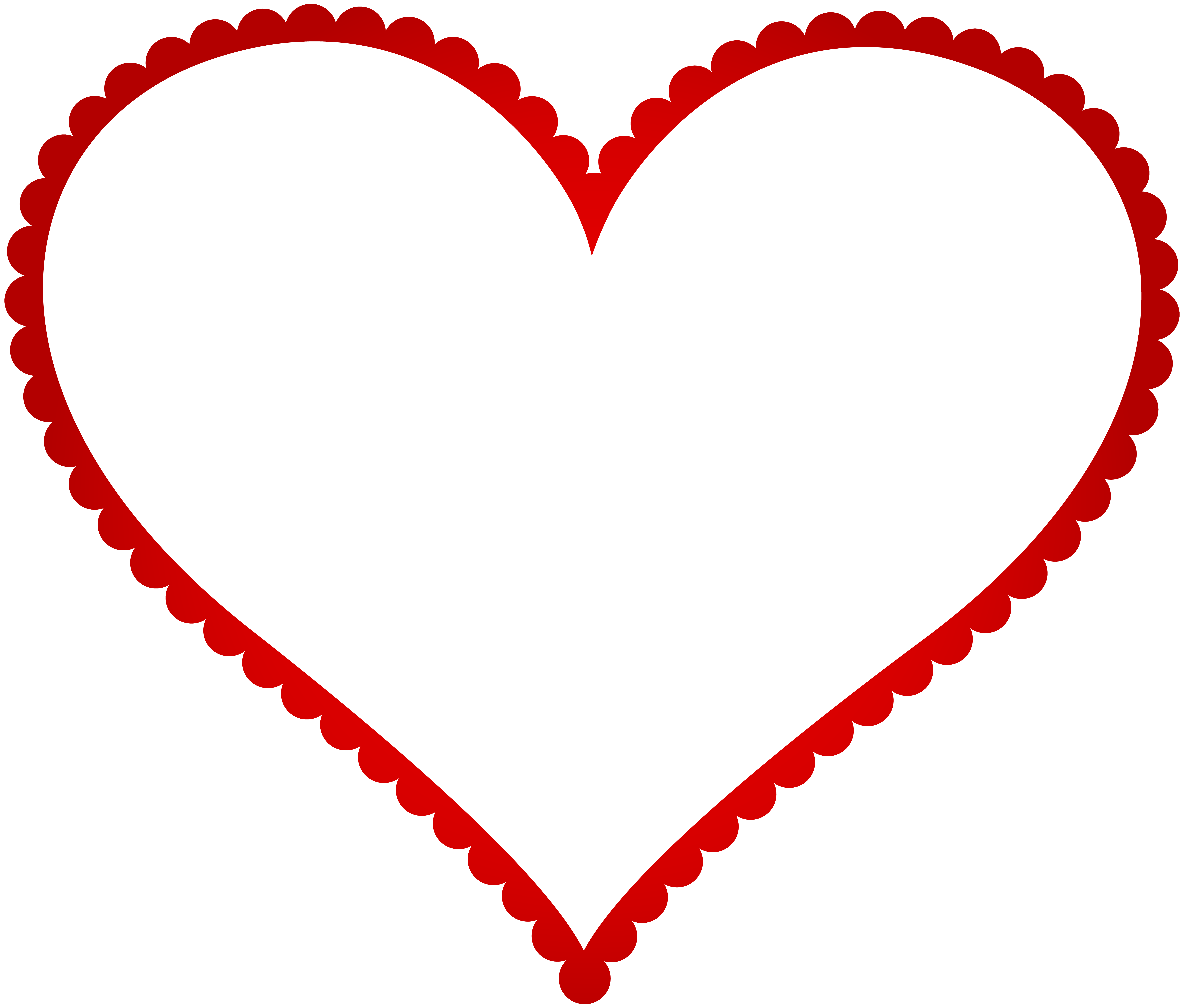 Valentine border png. Red heart frame transparent