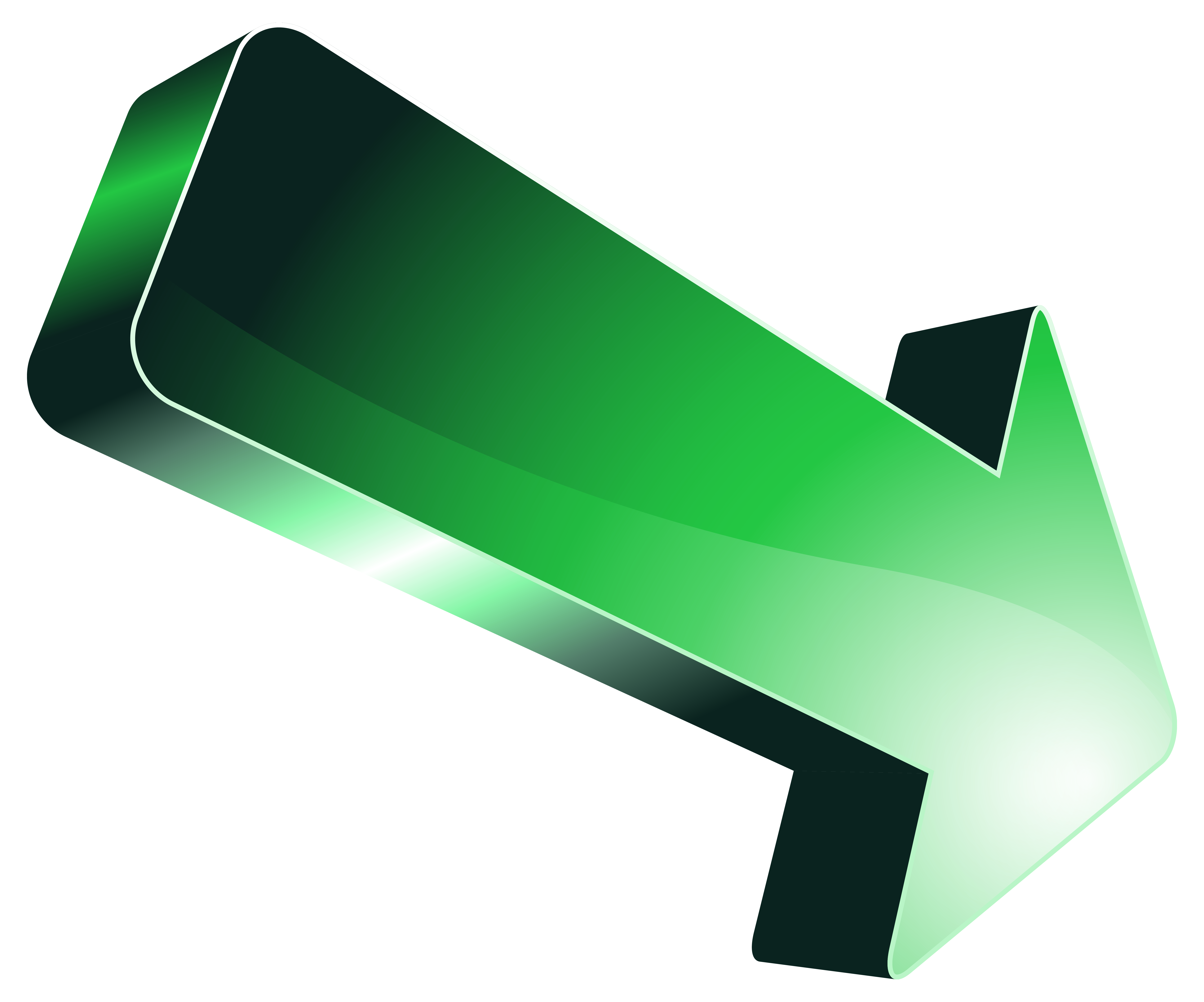 Clipart arrow green. Transparent png clip art