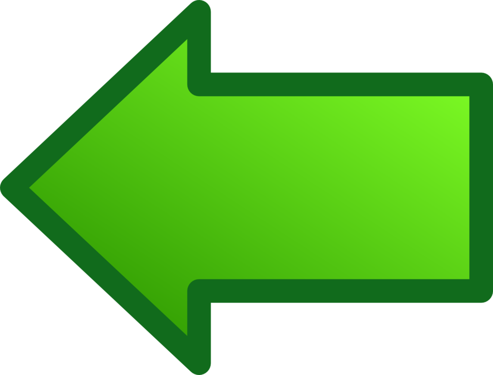Public domain clip art. Clipart arrow green
