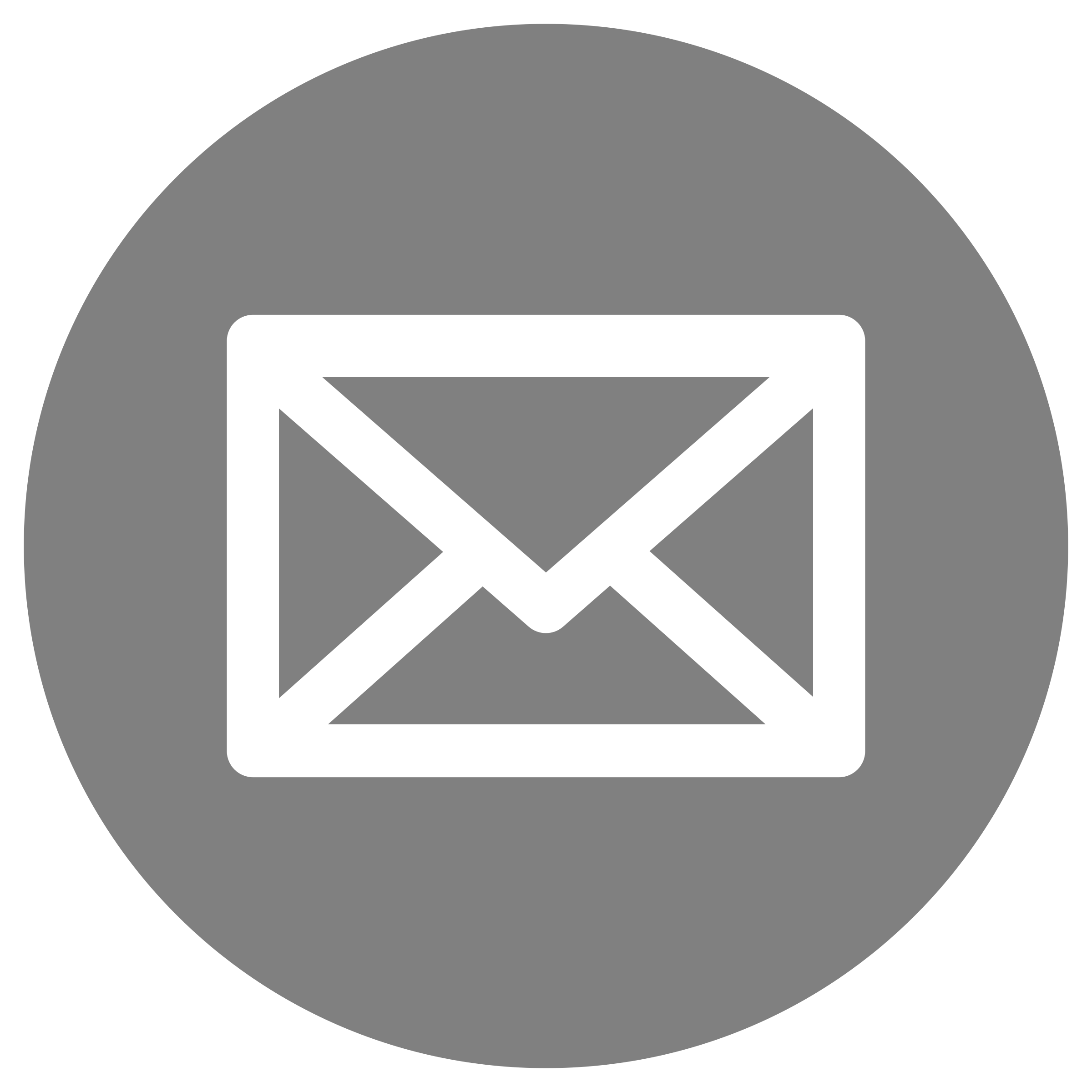 Email clipart certified mail. Icon white on grey