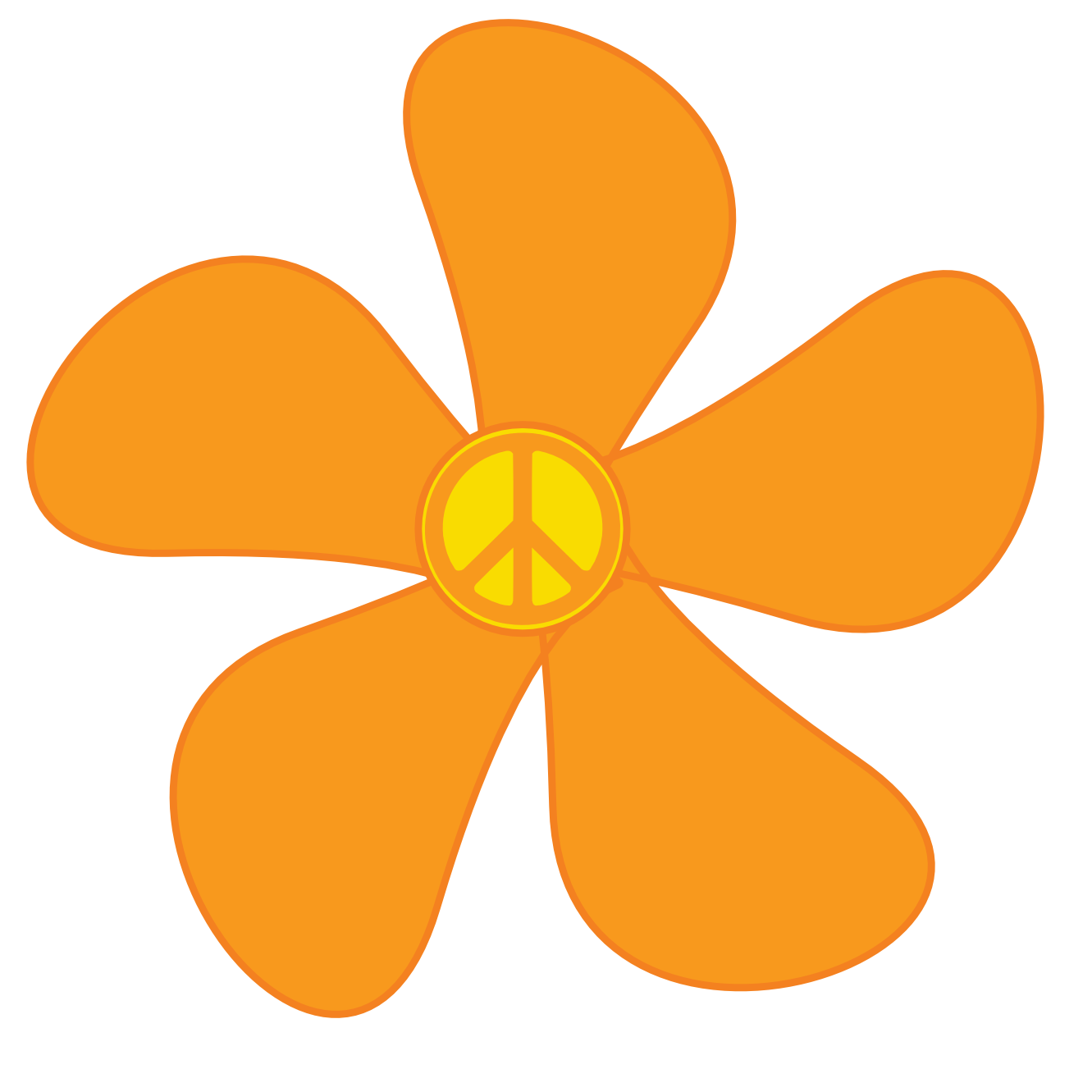 peace clipart flower