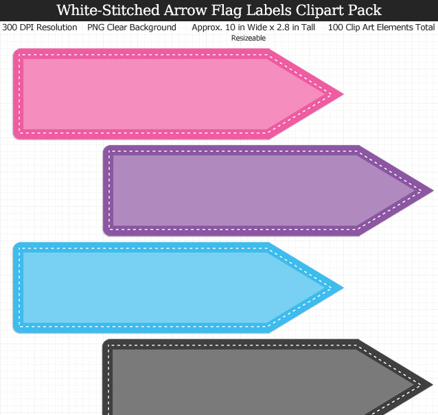 clipart arrow label