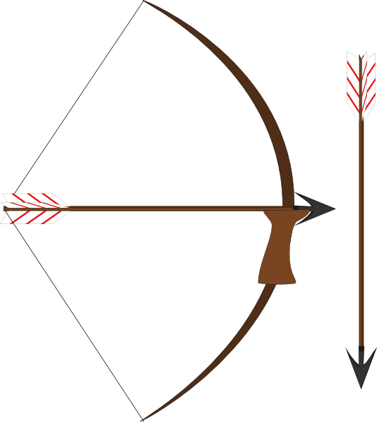 indians clipart bow arrow