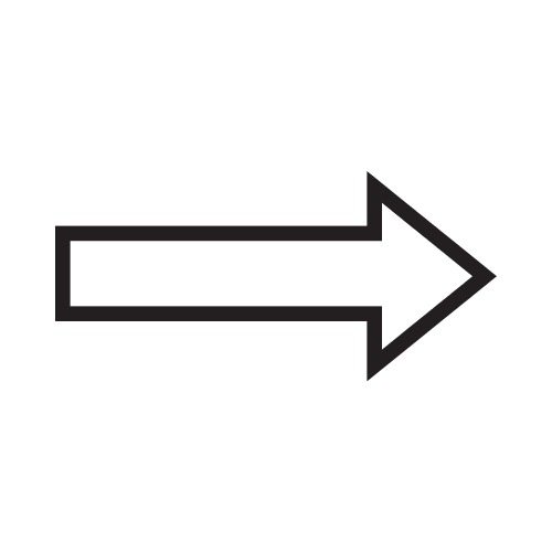 Bw clip art get. Clipart arrow outline