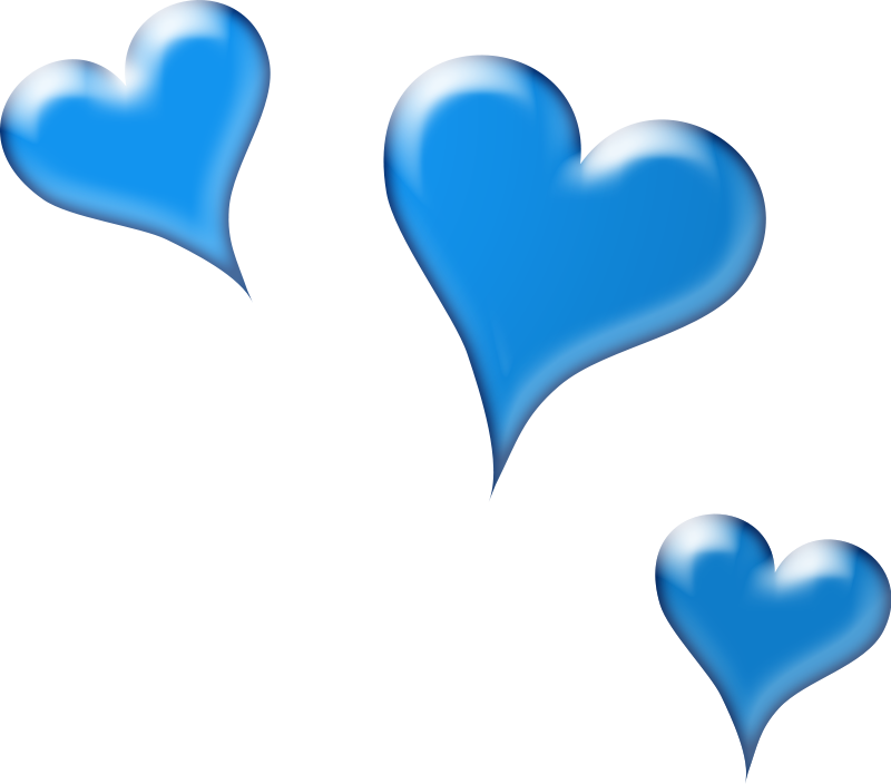 Heart clip art cliparts. Weight clipart blue