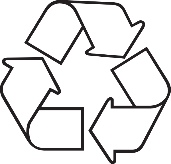 clipart arrow recycling