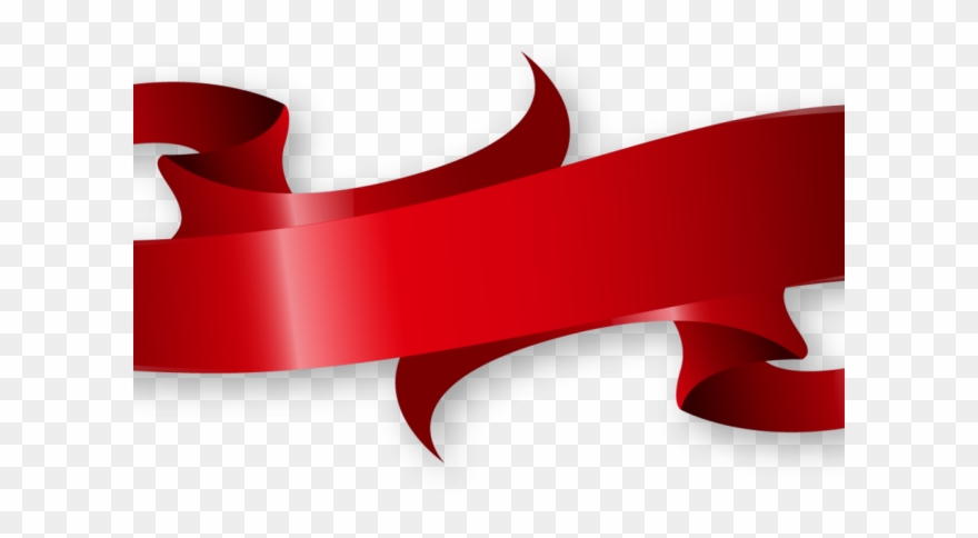 Christmas red banner png. Clipart arrow ribbon