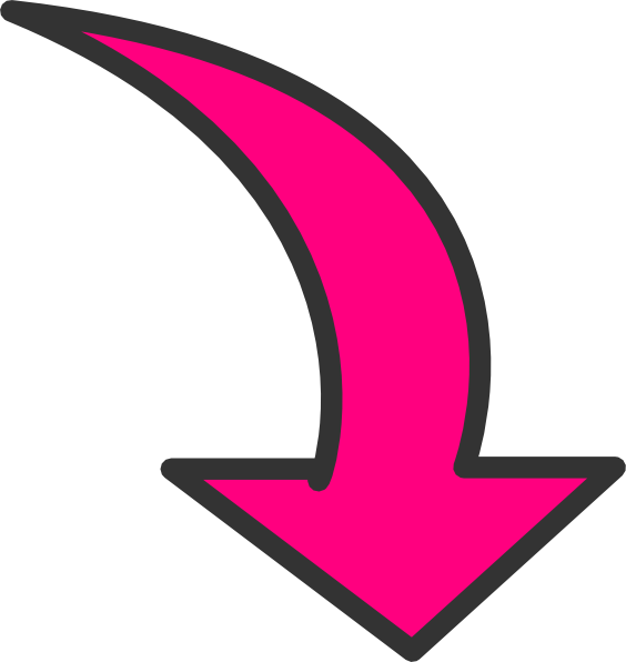 Clipart road arrow. Pink clip art at