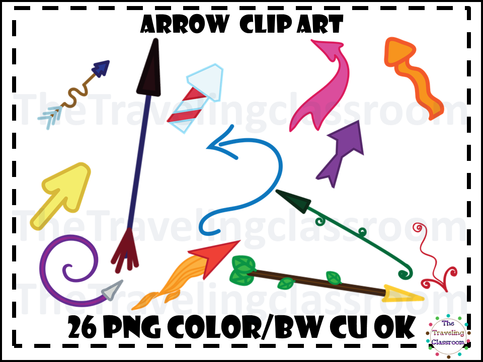clipart arrow travel