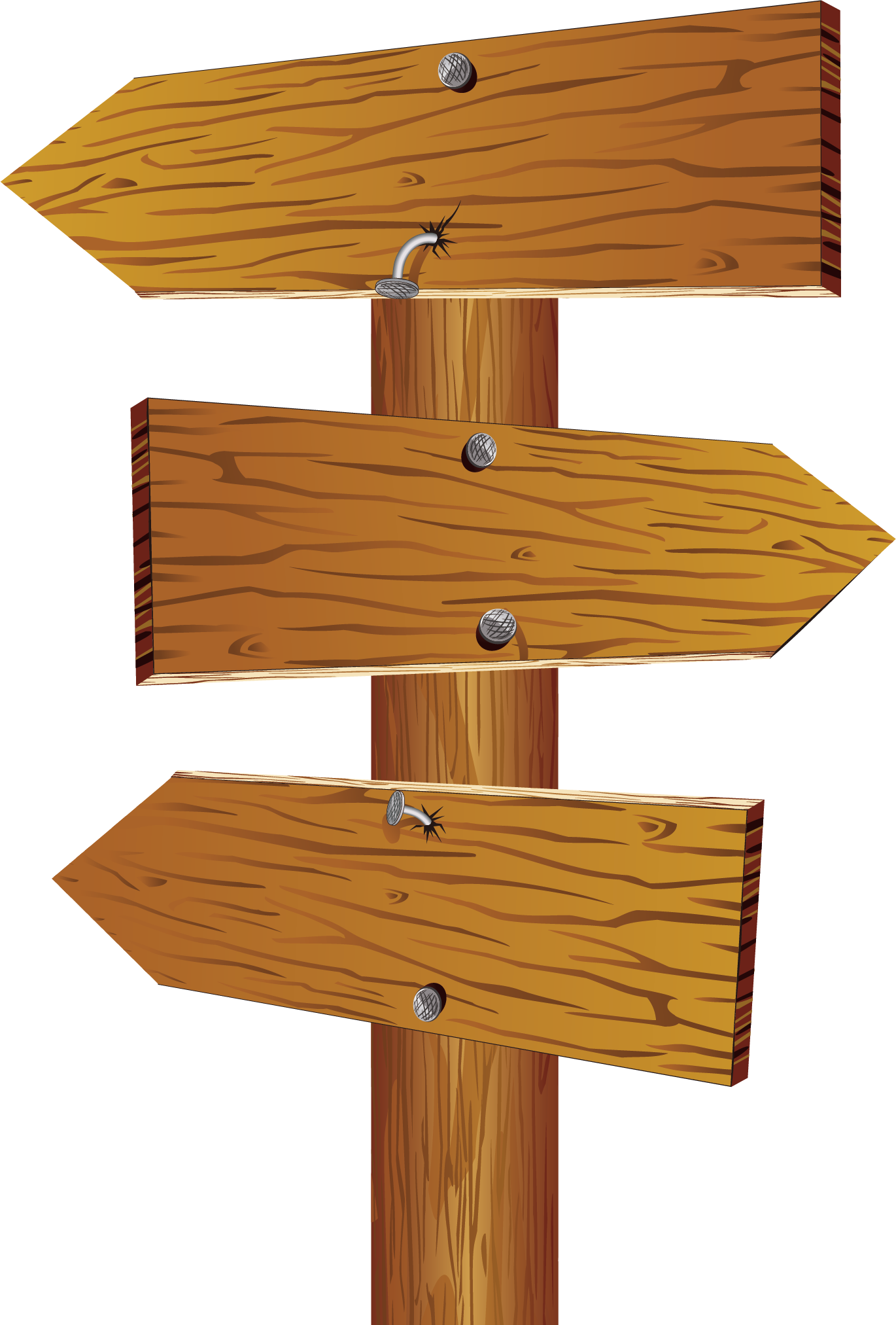 clipart arrow wood