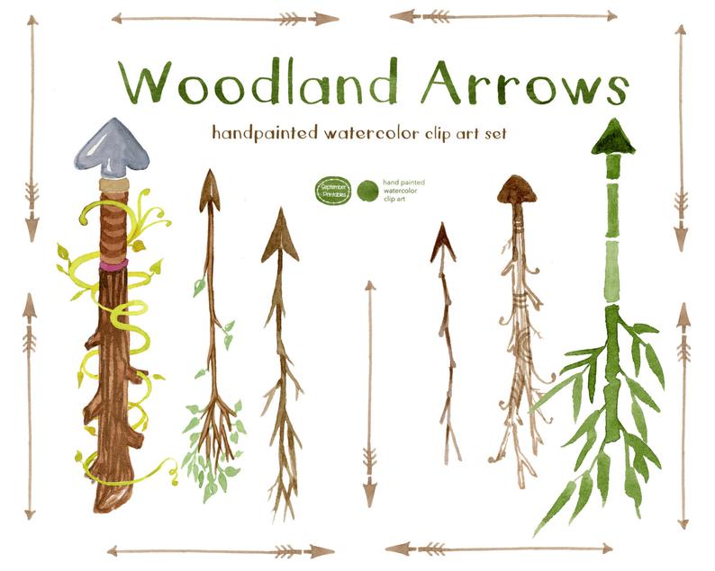 clipart arrows woodland