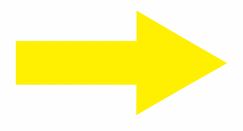 clipart arrow yellow