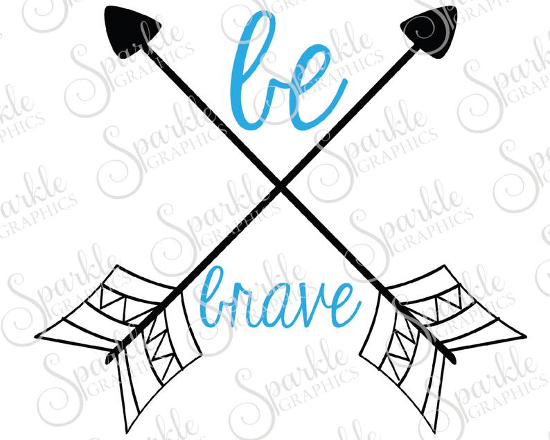Be brave woodland aztec. Clipart arrows baby