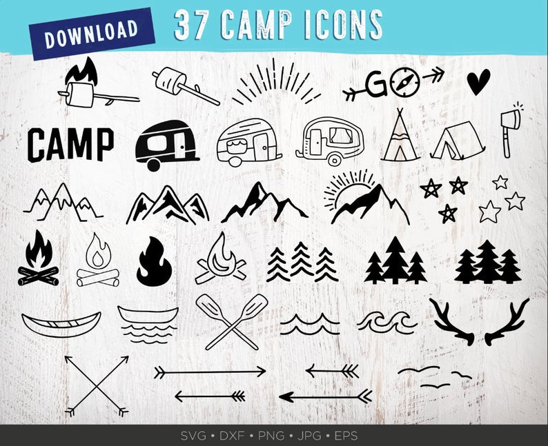 clipart arrows camp