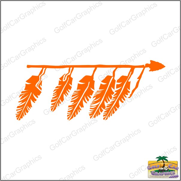 Clipart arrows feather. Arrow and feathers golf