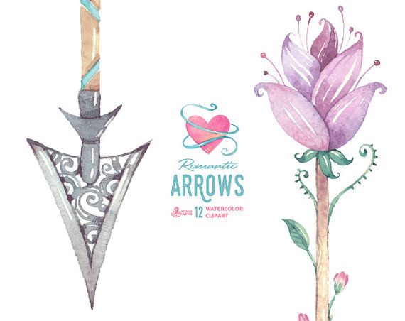 clipart arrows romantic
